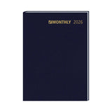Stitched Ruled Monthly Format Desk Planner (Q250211)