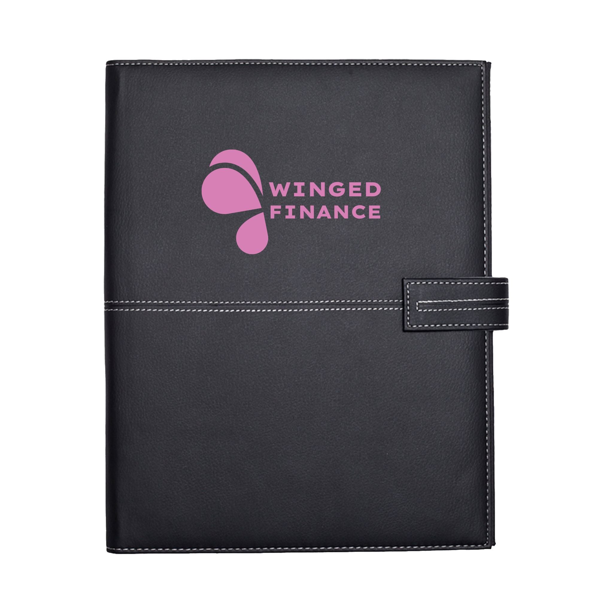 Hugo Stitched Leatherette Portfolios (Q251222)
