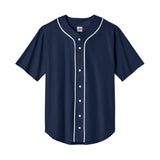 A4 Short Sleeve Full-Button Baseball Top (Q254332)