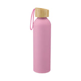 Ryze Aluminum Bottle 22 oz w/ FSC® 100% Bamboo Lid (Q254432)
