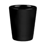2 Oz. Black Ceramic Shot Glass (Q256222)