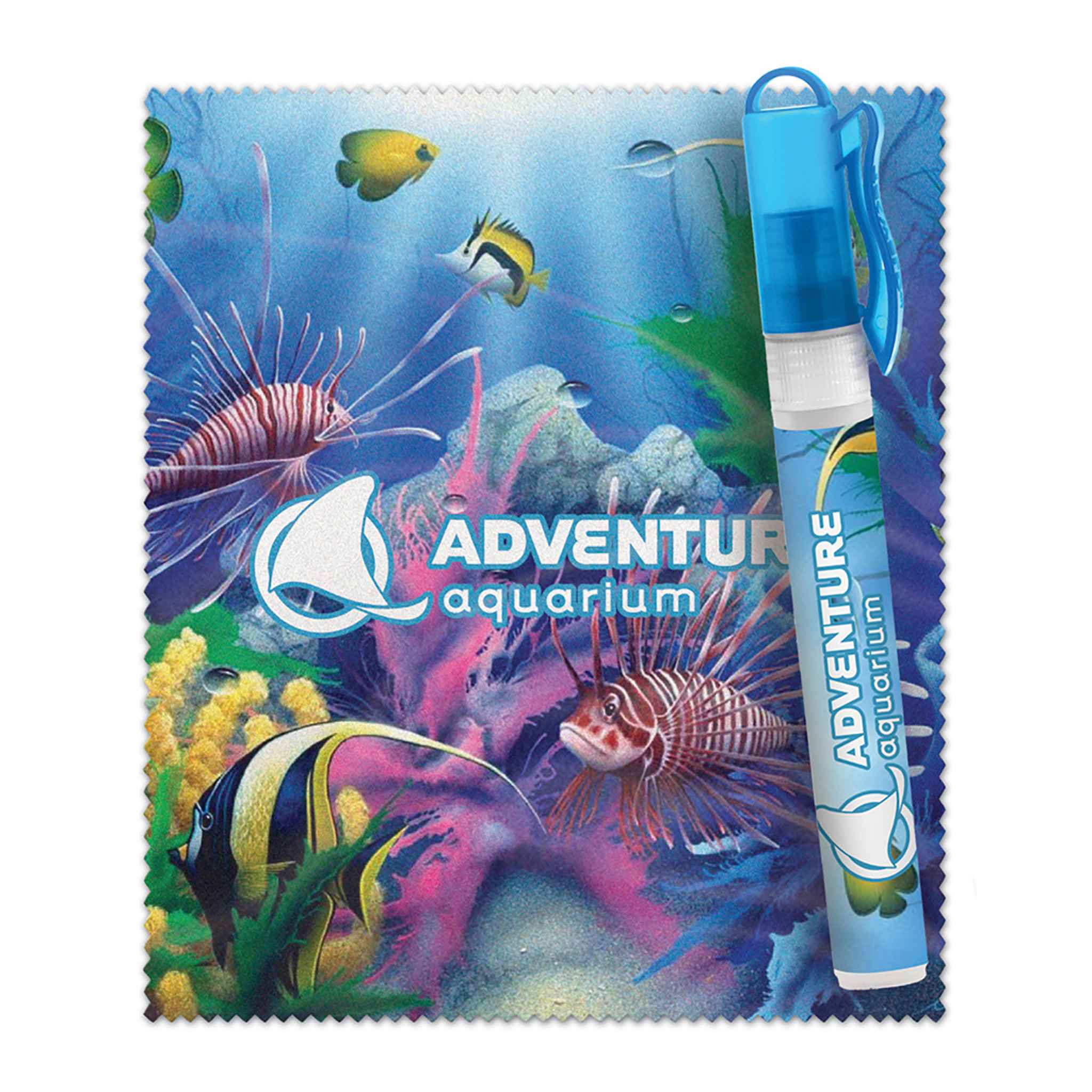 Clean Screen Microfiber And Spray Kit  Imprinted with Logo (Q256511)