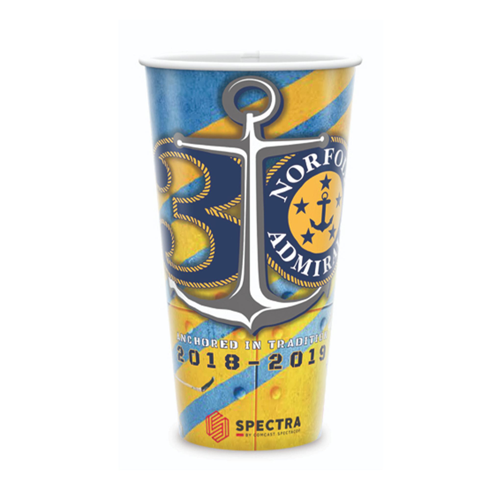 32 Oz. Recycled Paper Cup-Double Poly  Imprinted with Logo (Q258222)