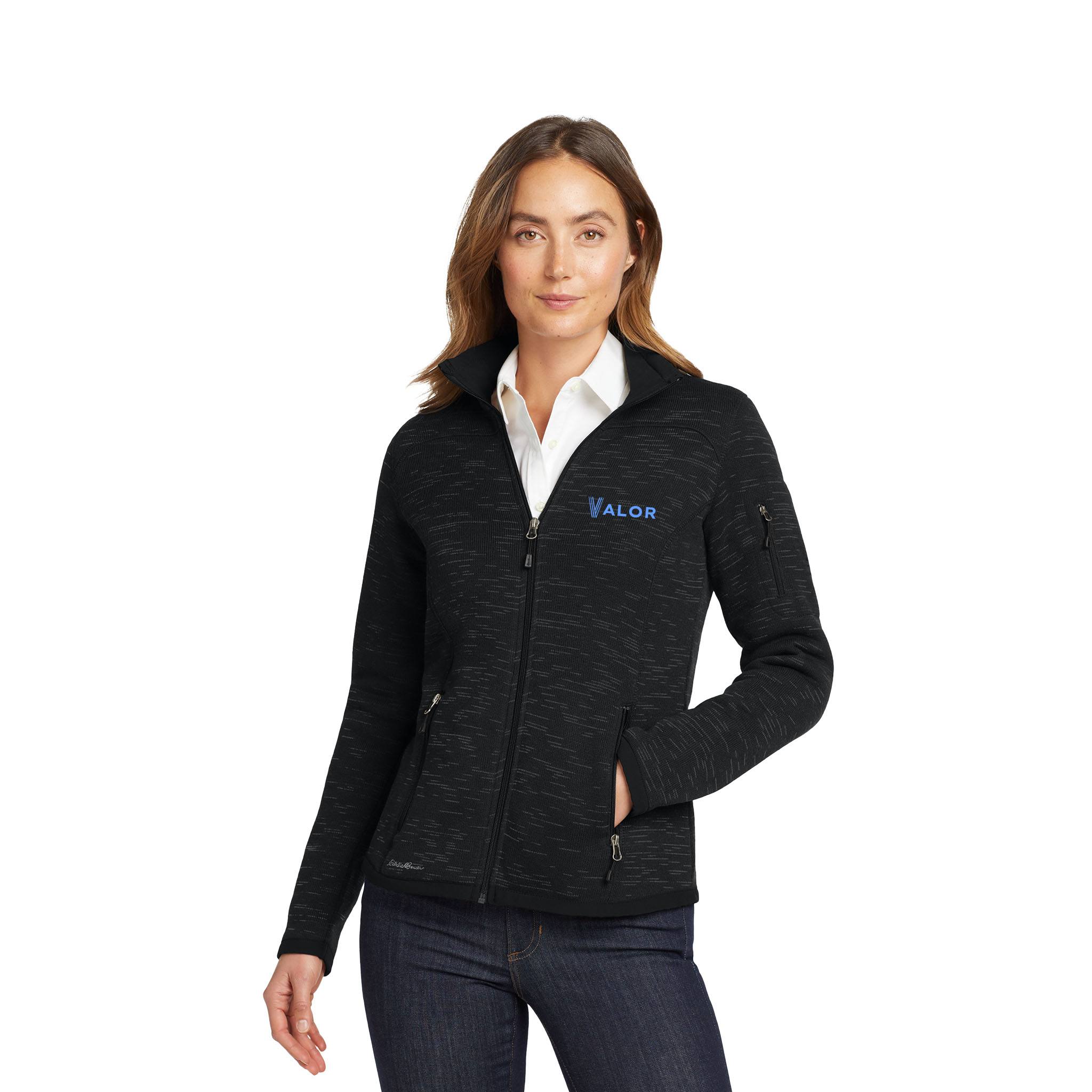 Eddie Bauer ® Ladies Sweater Fleece Full-Zip  Imprinted with Logo (Q258922)