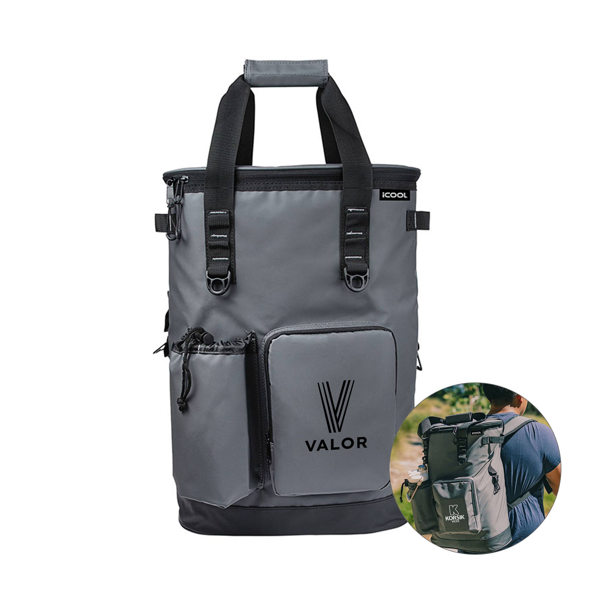 iCOOL® Paradise Backpack Cooler  Imprinted with Logo (Q259622)