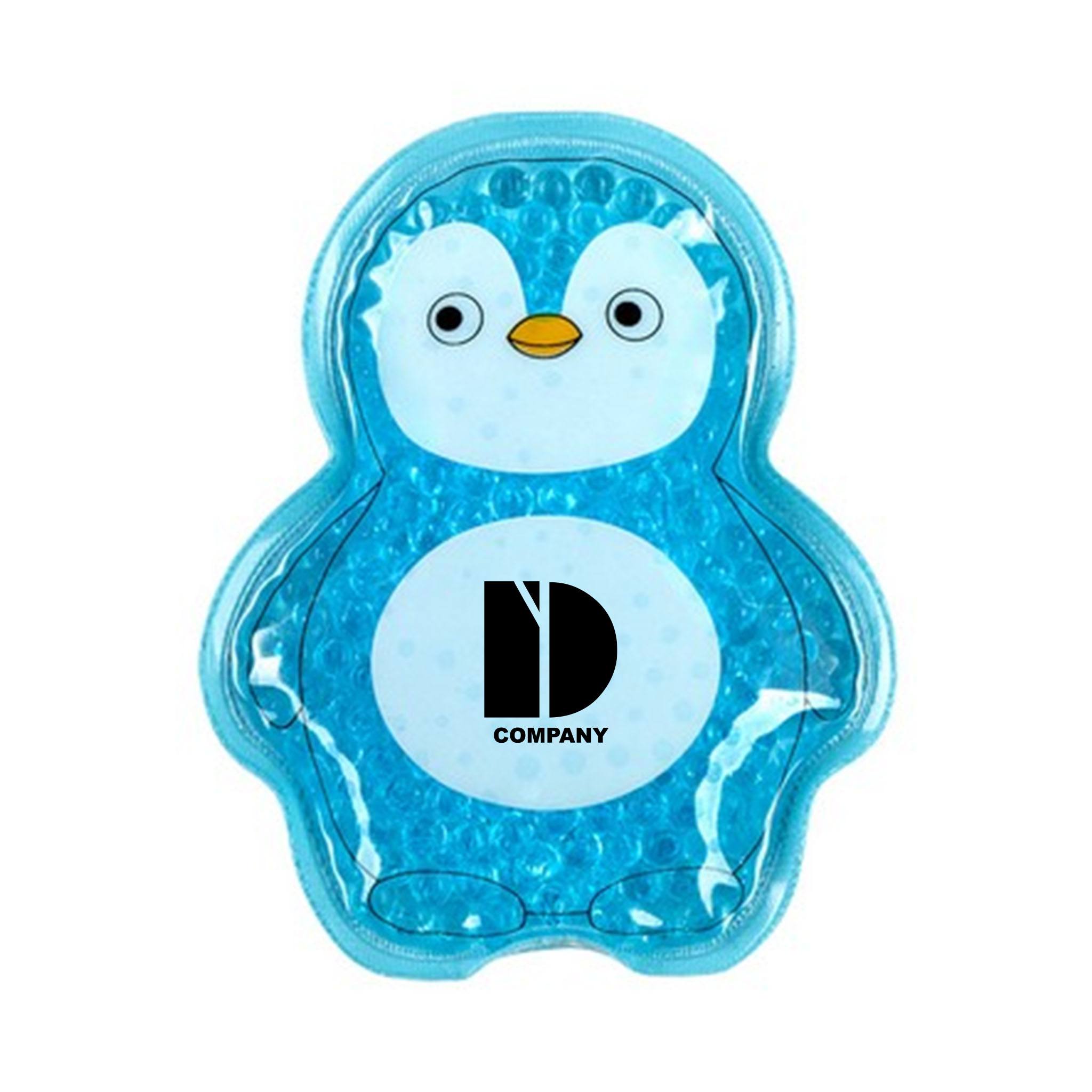 Plush Penguin Aqua Pearls™ Hot/Cold Pack  Imprinted with Logo (Q260922)