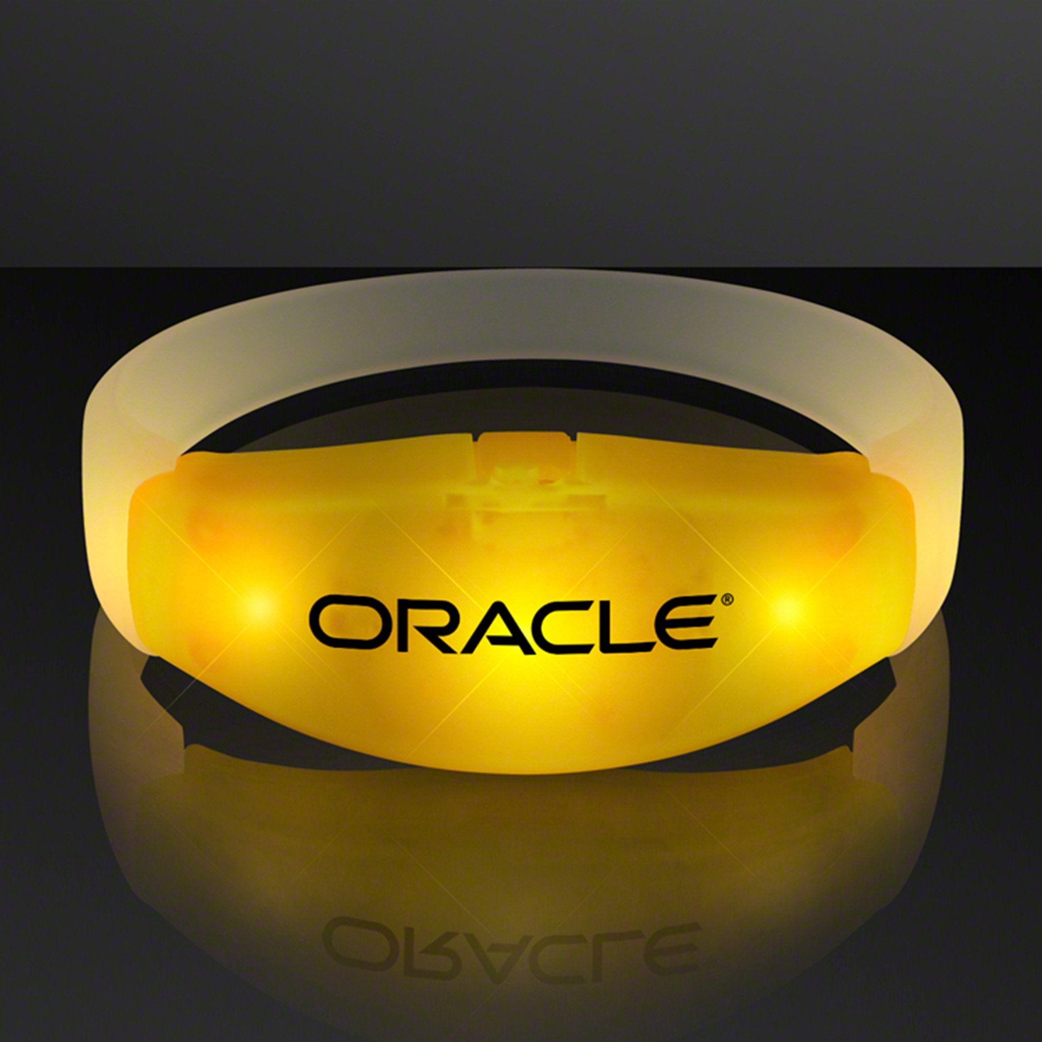 Yellow LED Steady Illumination Stretch Bracelet (Q262632)
