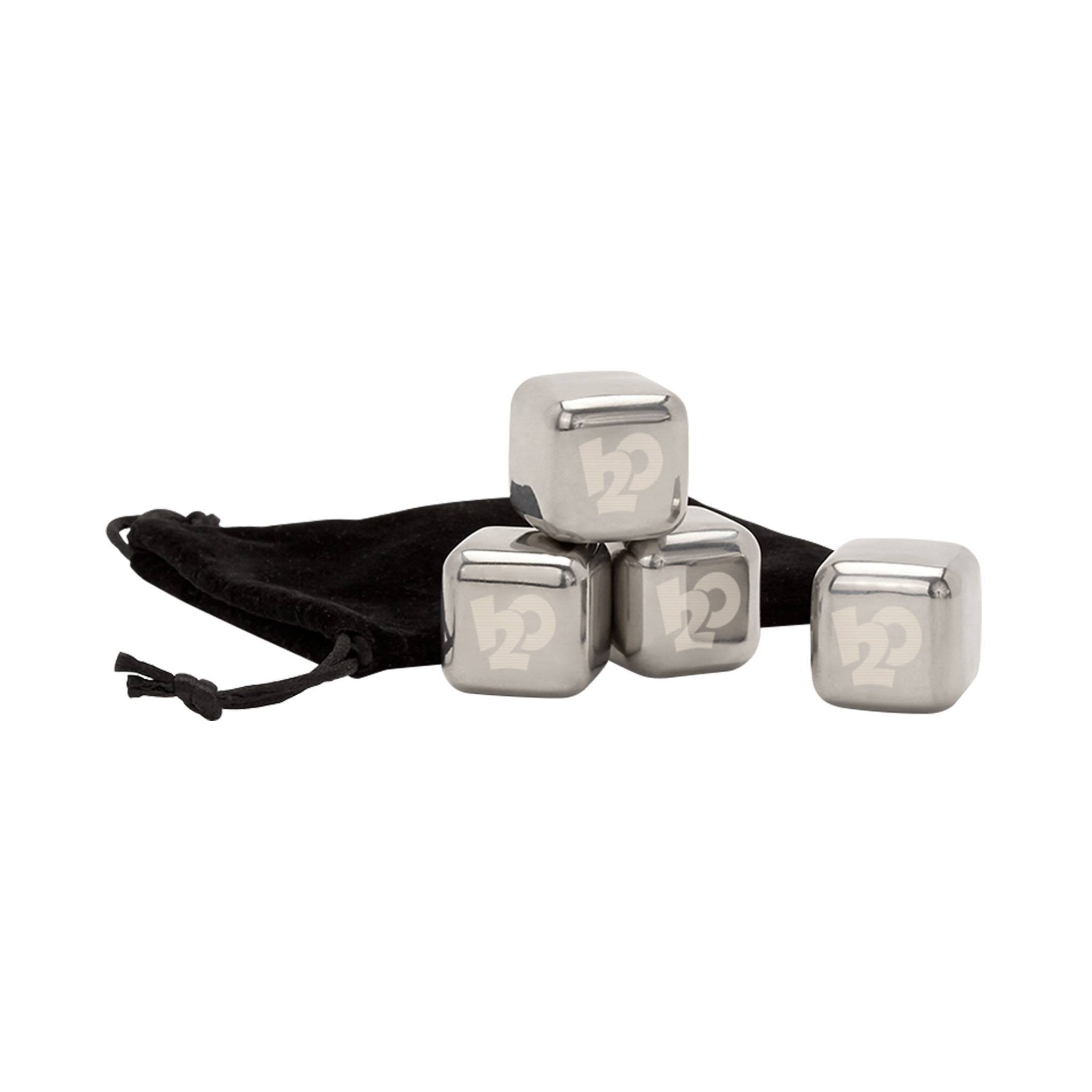 Cottonmouth Stainless Steel Ice Cubes  Imprinted with Logo (Q263522)