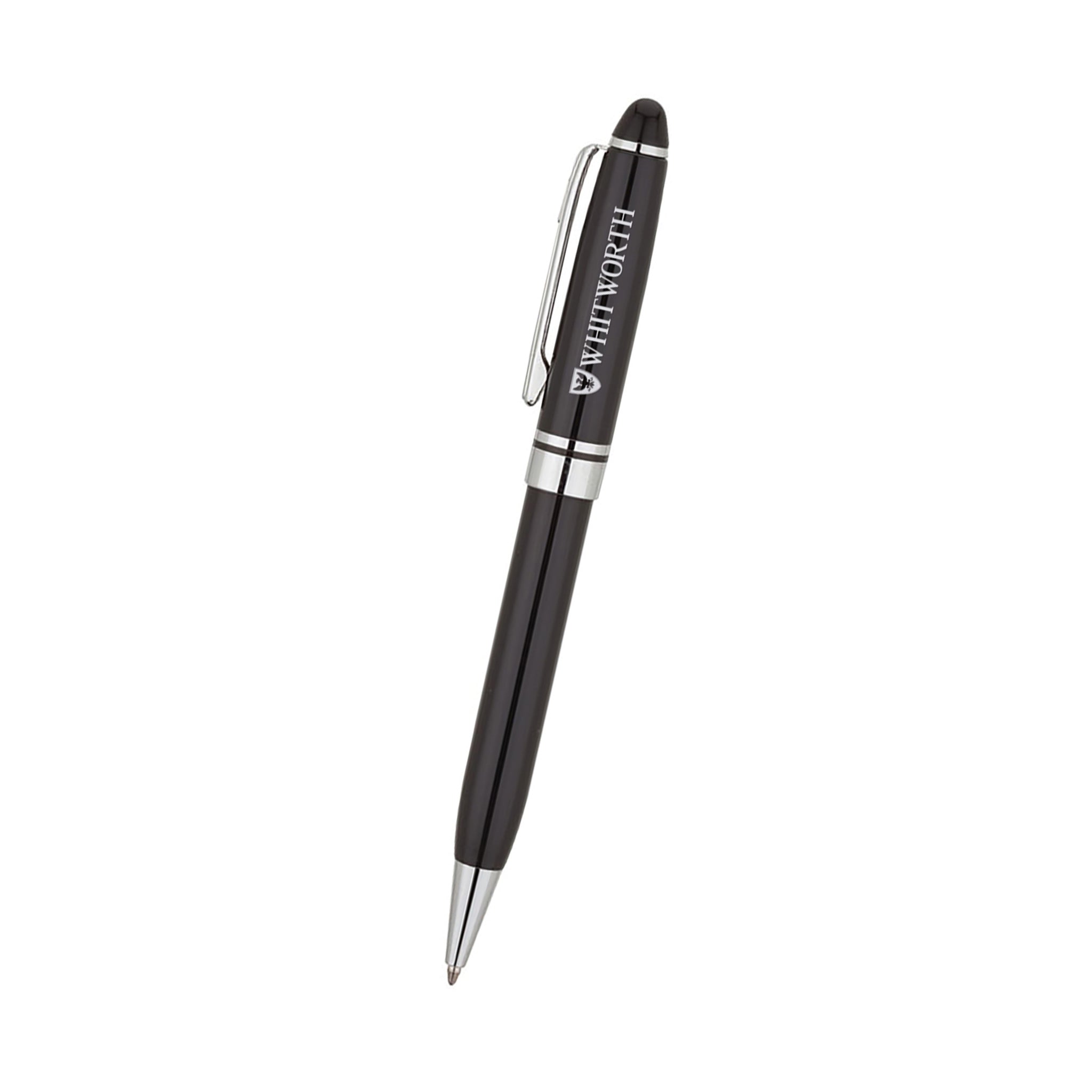 Ballpoint Pen with Colored Brass Cap & Barrel  Imprinted with Logo (Q264311)