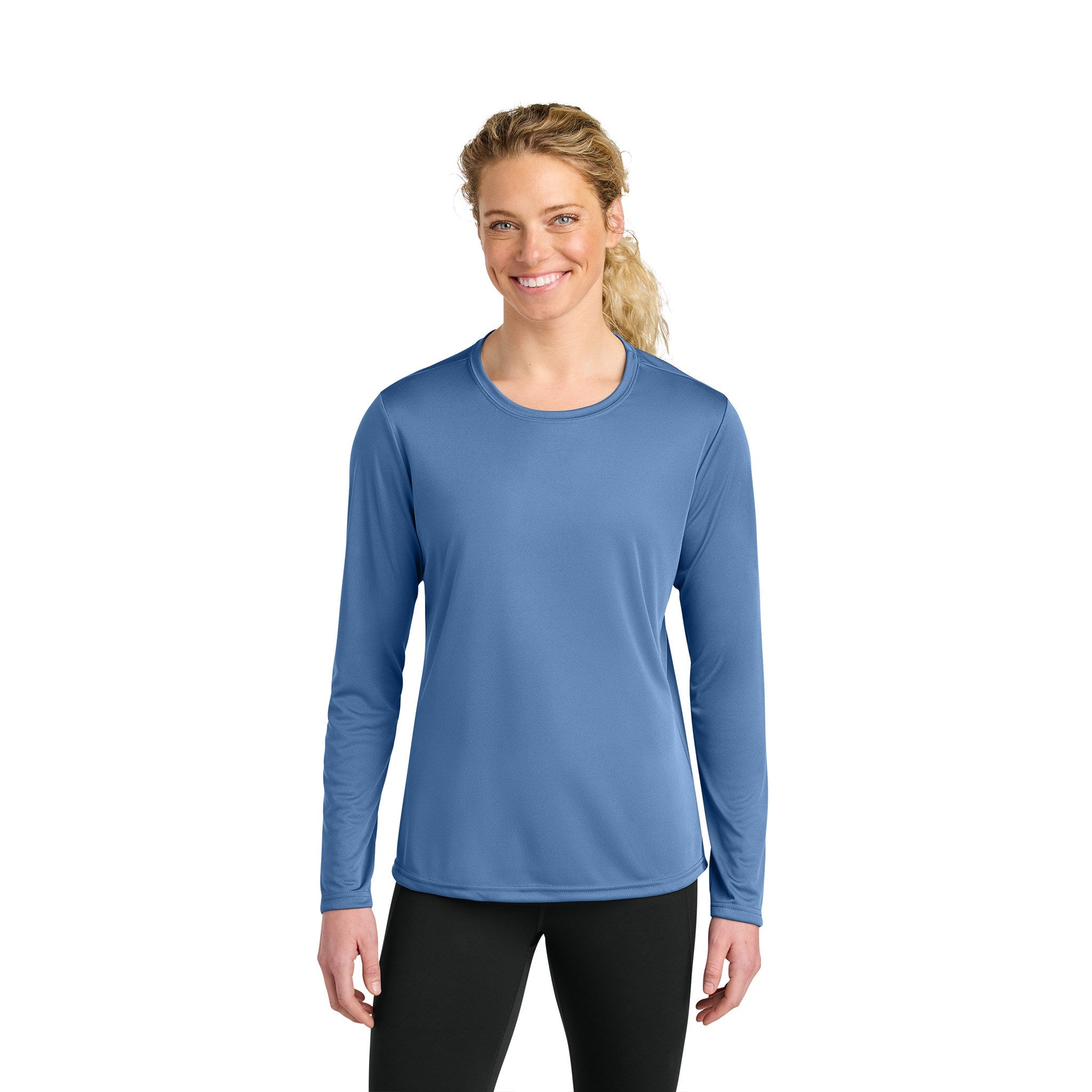 A4 Women's Cooling Performance Long Sleeve Tee  Imprinted with Logo (Q264332)