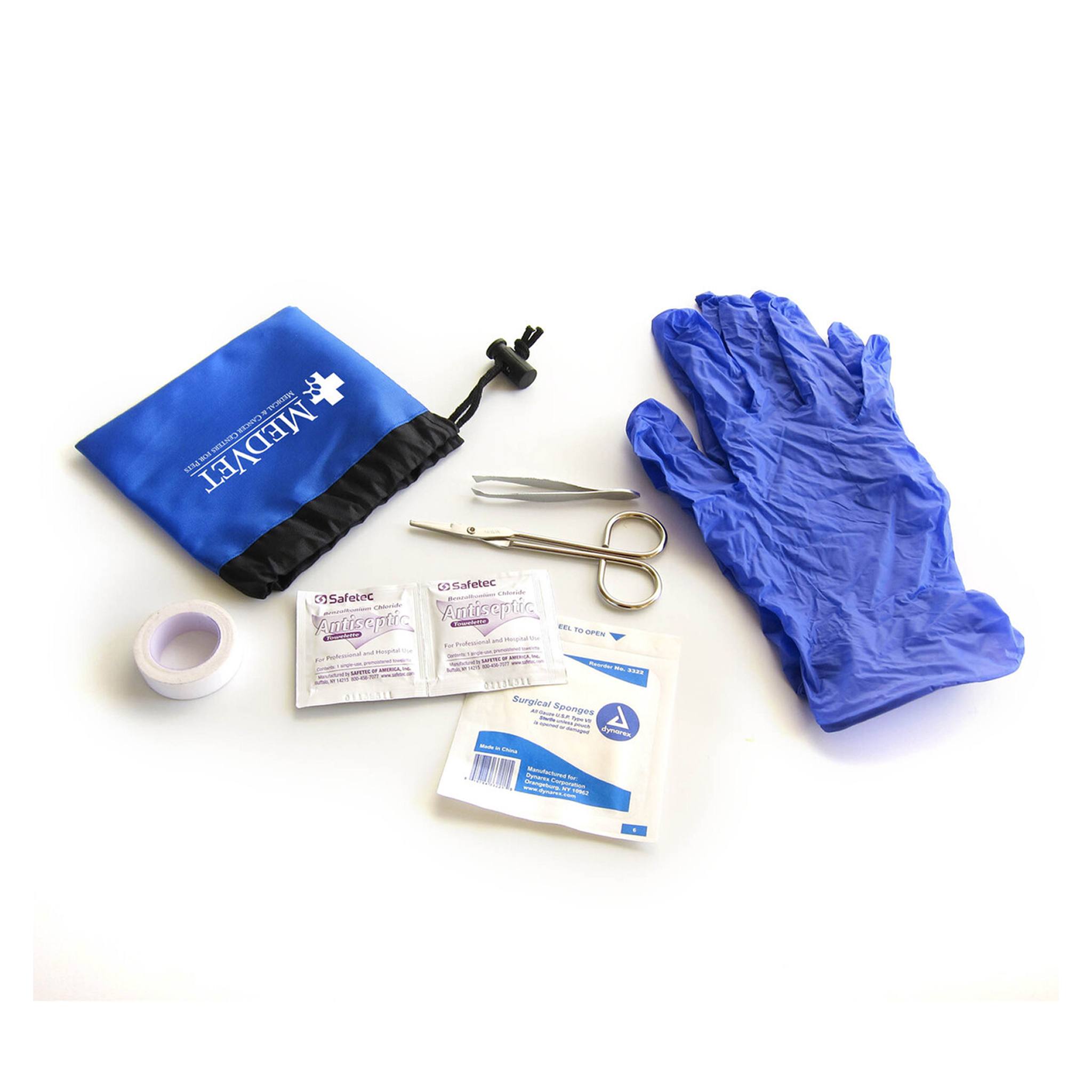 Pet First Aid Kit With Cinch Tote  Imprinted with Logo (Q264632)