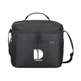 Renew rPET Box Cooler - Black  Imprinted with Logo (Q264822)