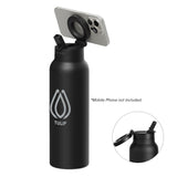 32 Oz. RINGO Pro Water Bottle with Magnetic Booster Ring - Black (Q266532)