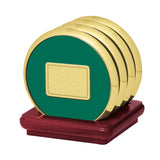 Four Coasters With Solid Cherry Stand (Q266622)