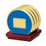 Four Coasters With Solid Cherry Stand (Q266622)