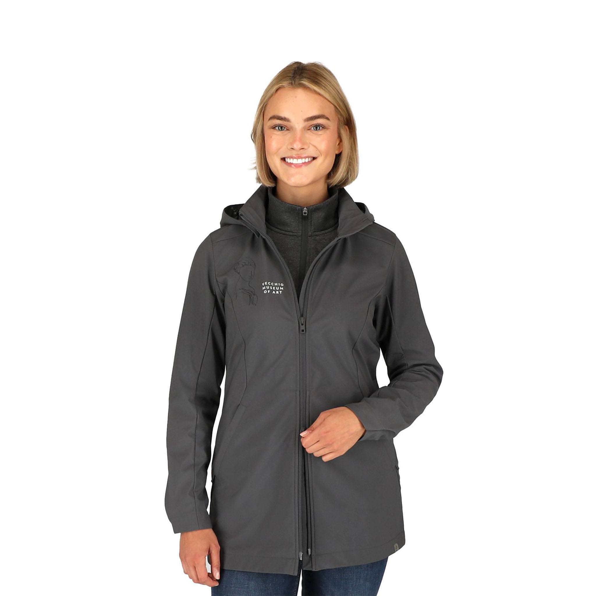 Women's MANZANO Eco Softshell Jacket  Imprinted with Logo (Q266922)