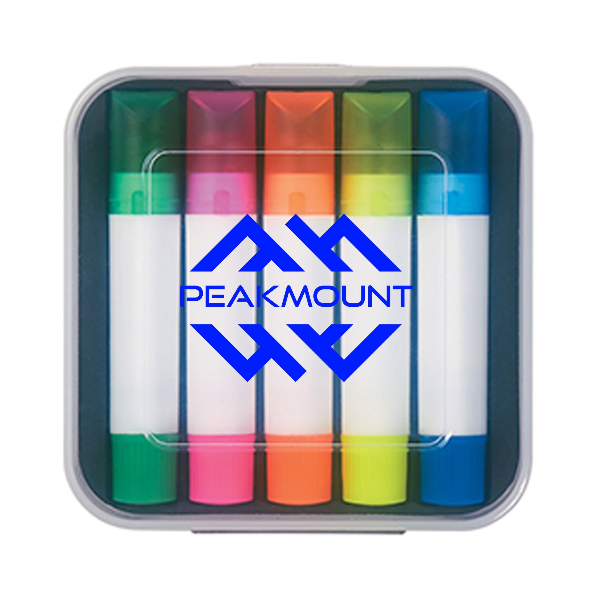 5 Color Highlighter Set  Imprinted with Logo (Q267911)