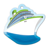 Cruise Ship Shaped Luggage Tag (Q269322)