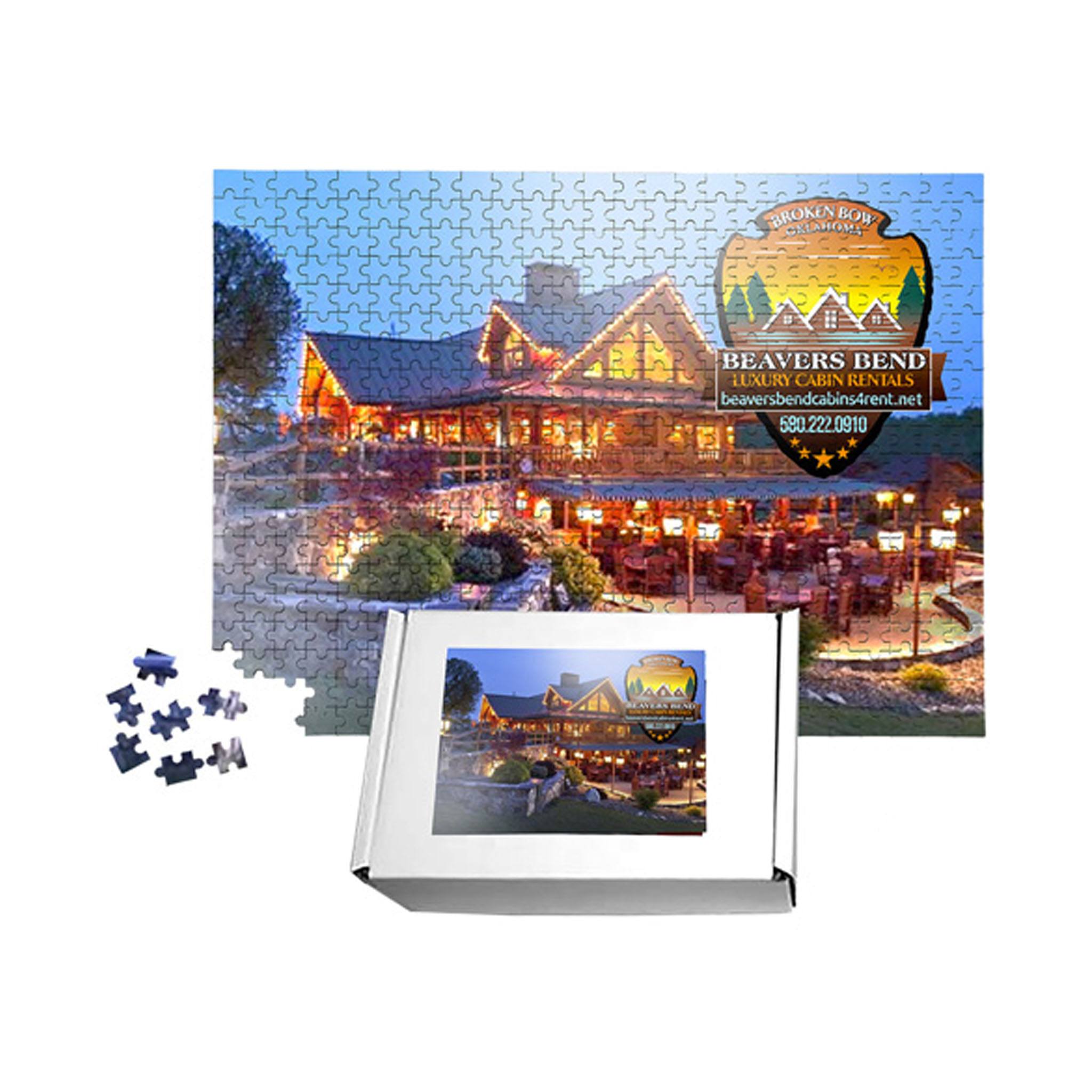 AVRIL 500 Piece Puzzle In Gift Box  Imprinted with Logo (Q269722)
