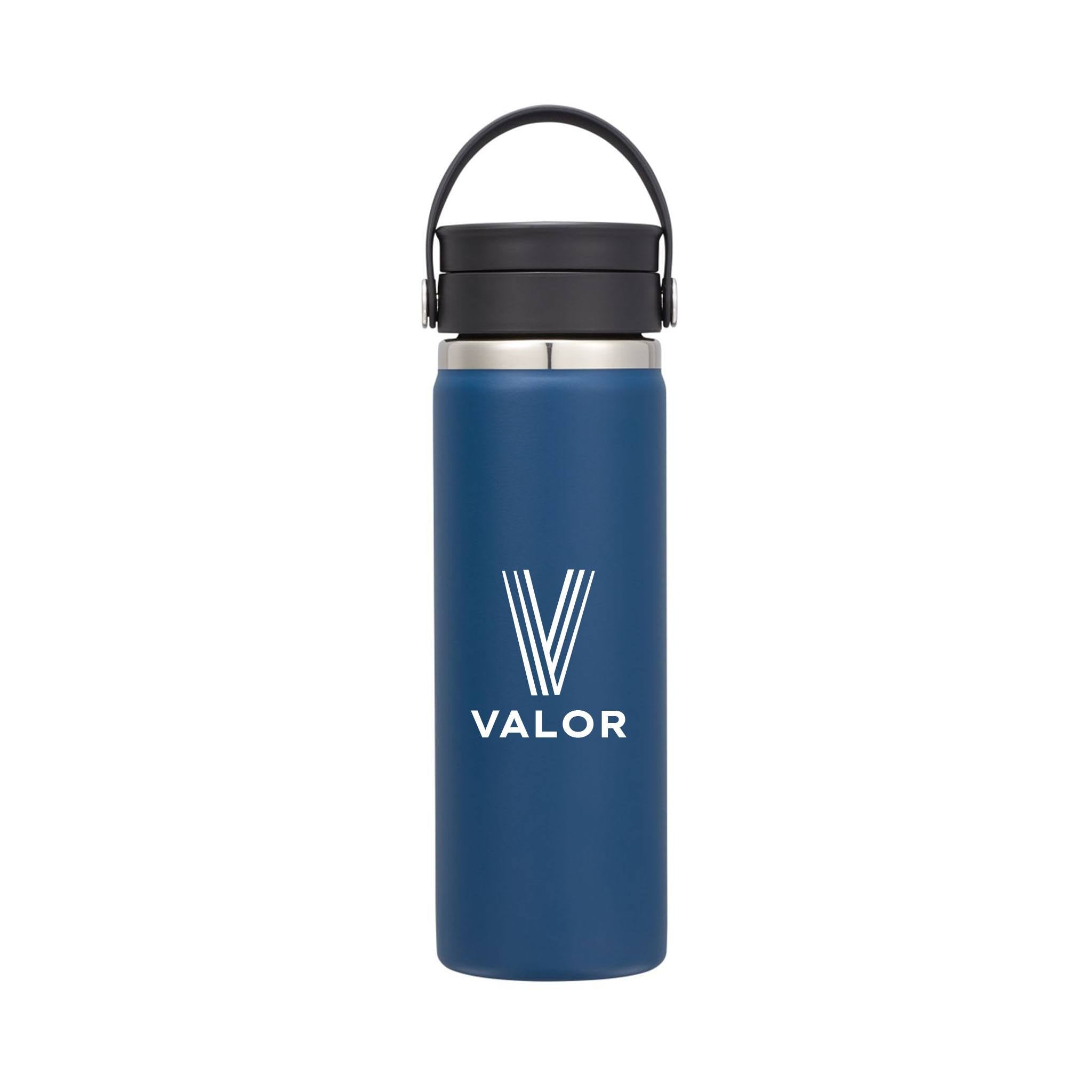 Hydro Flask® 20 Oz. Wide Mouth Bottles - Flex Sip Lid™  Imprinted with Logo (Q270722)