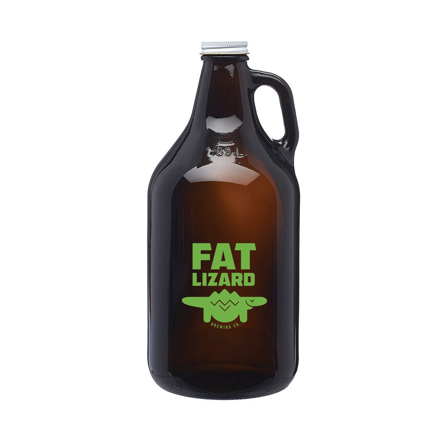 64 Oz. Amber Glass Beer Growlers (Q271432)