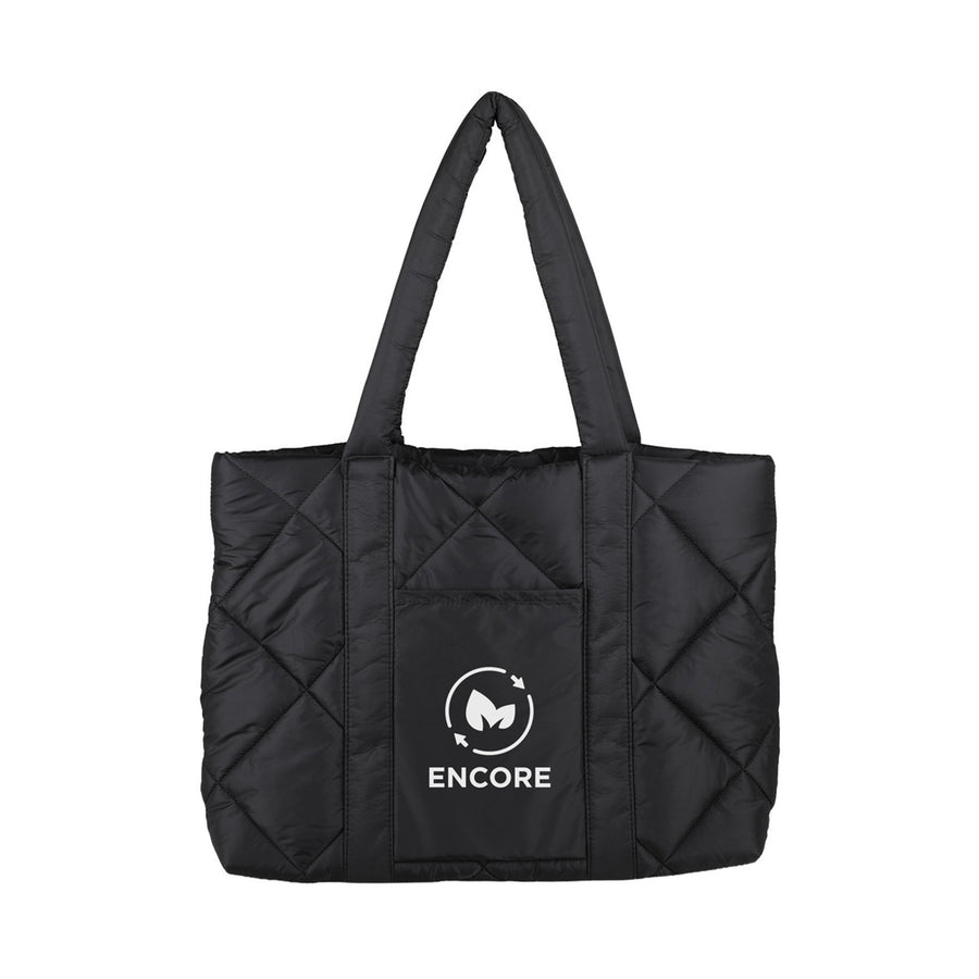 Quilted Puffer Nylon Tote (Q272632)