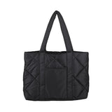 Quilted Puffer Nylon Tote (Q272632)