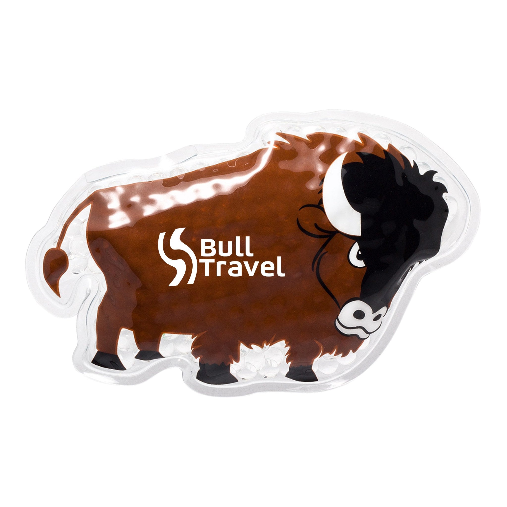 Brown Buffalo Hot/Cold Packs  Imprinted with Logo (Q273511)