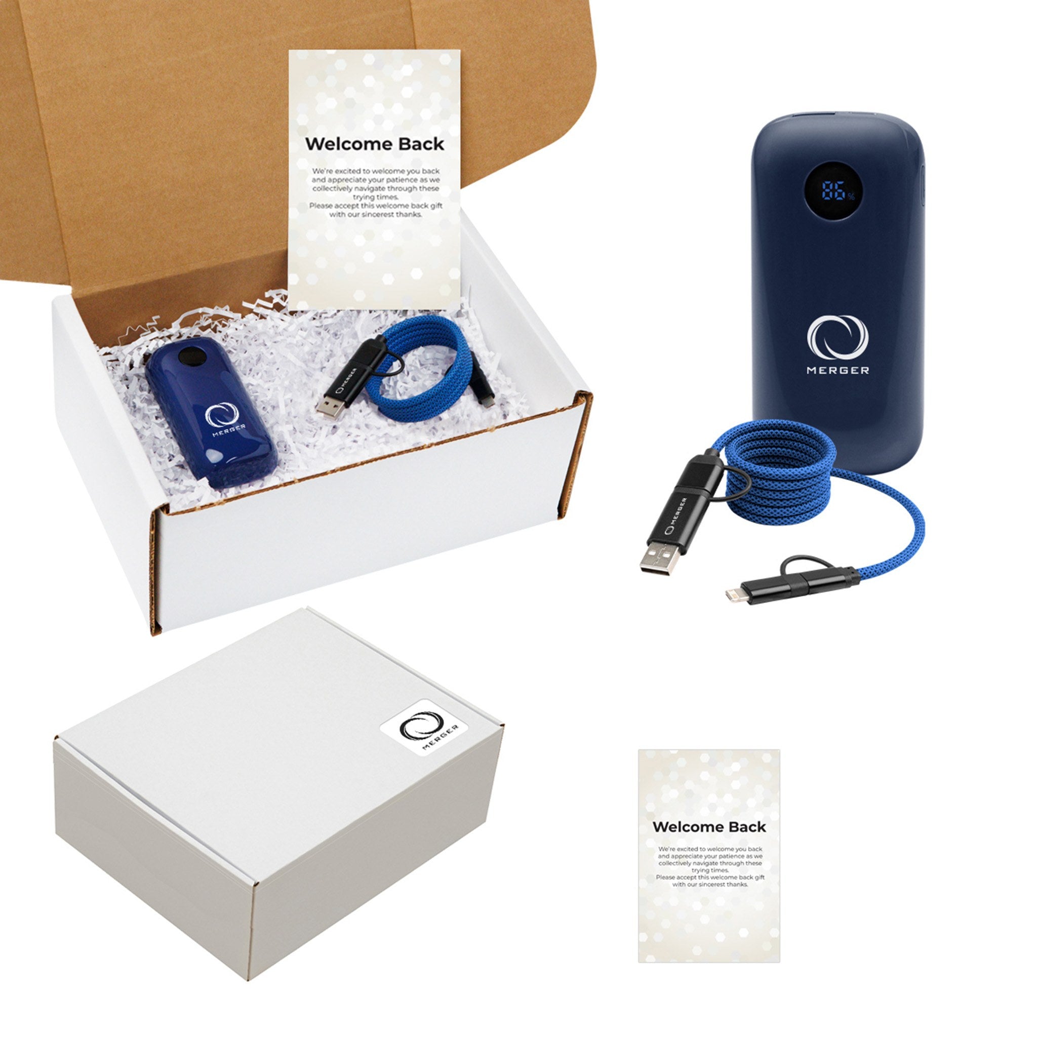 10 000 mAh Power Bank & Quick Charging Cable Gift Set (Q273532)