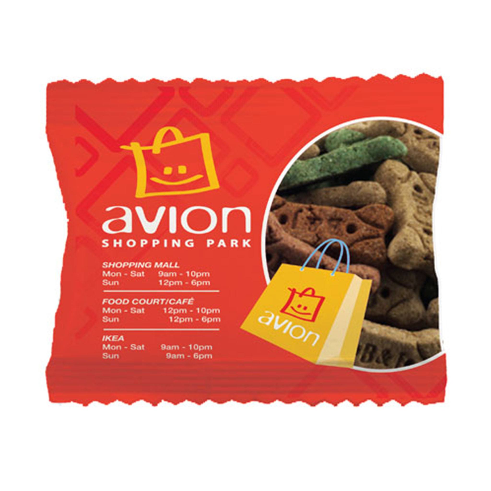 Zagasnacks™ Wide Promo Pack Bag - Dog Bones  Imprinted with Logo (Q275622)