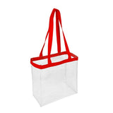 The 12 x 12 x 6 Inch Clear Open Tote Bag (Q276422)