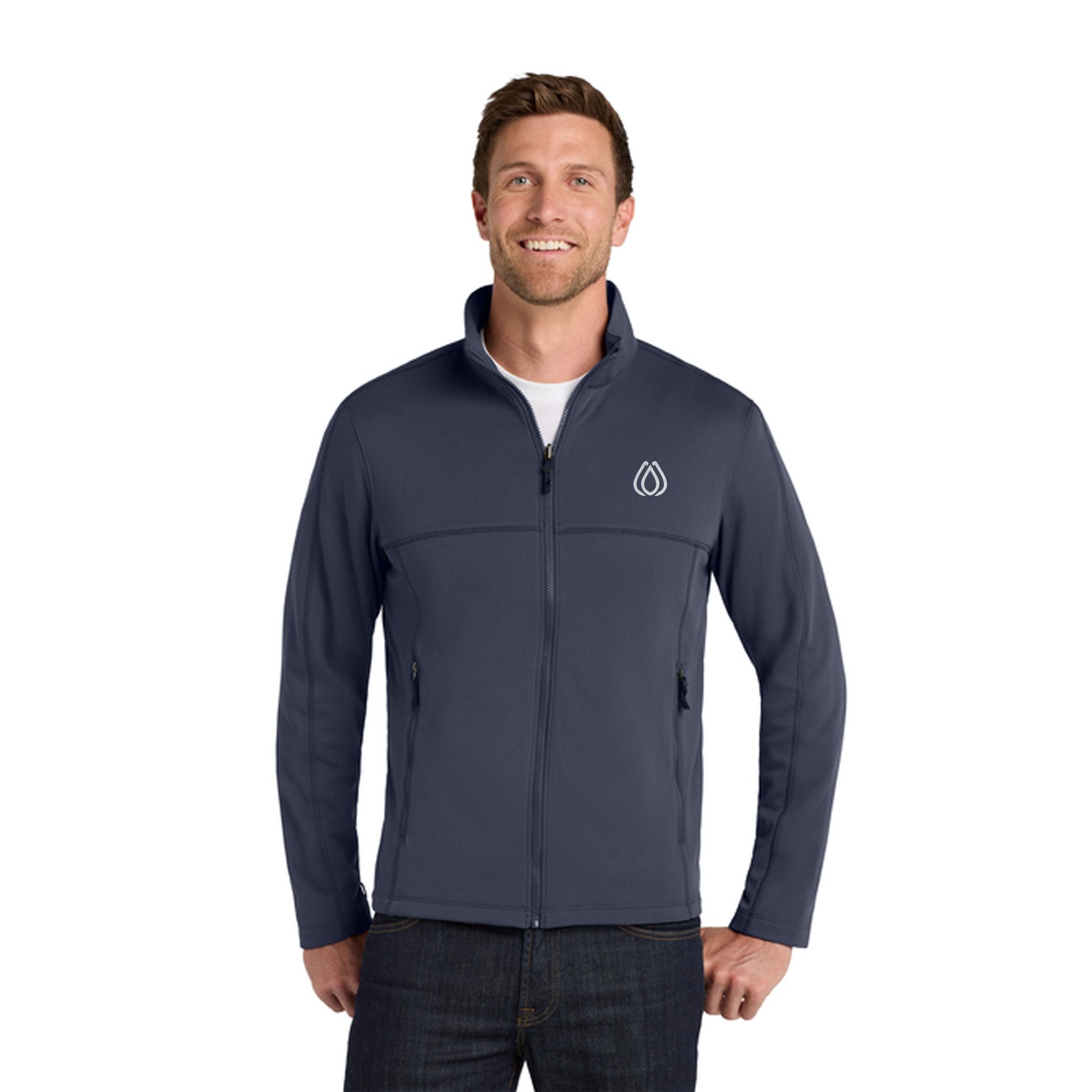 Port Authority ® Collective Smooth Fleece Jacket  Imprinted with Logo (Q279122)
