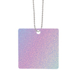 Acrylic Charm With Chain - Square (Q281122)