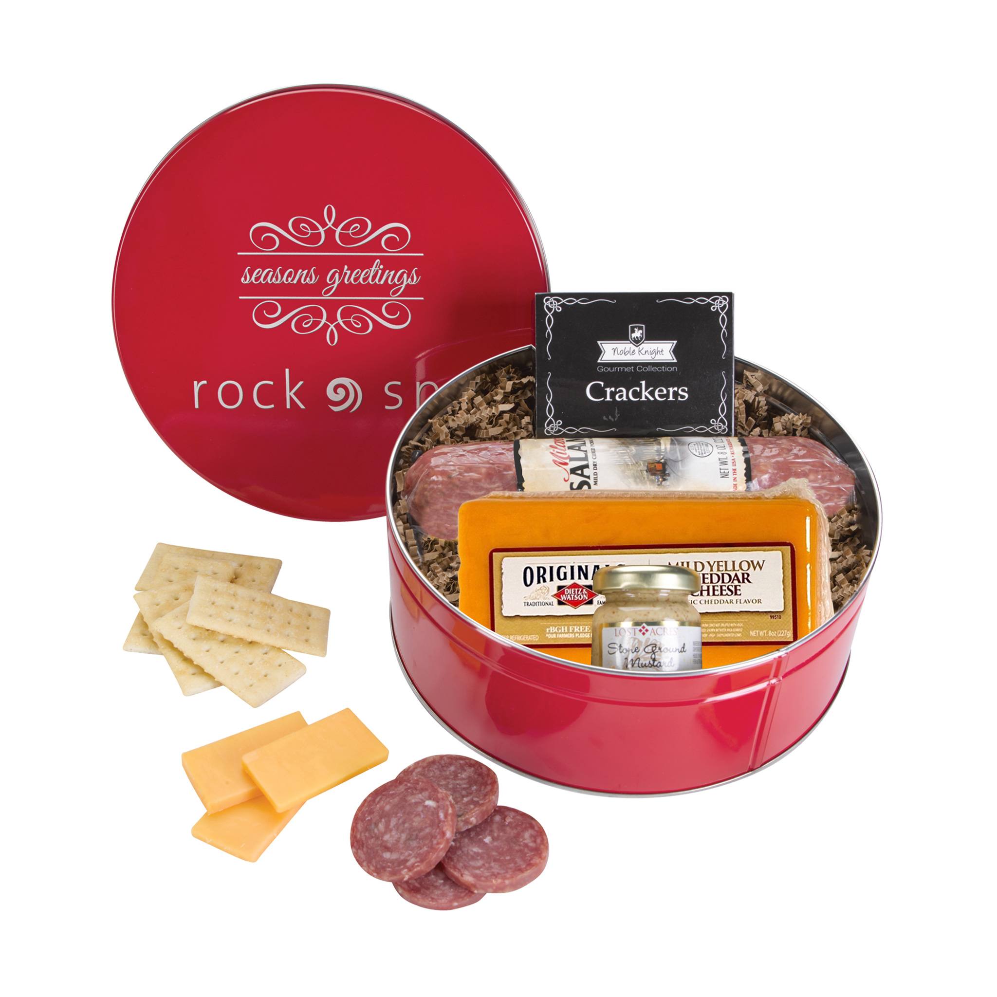 The King Size Tin  Imprinted with Logo (Q282111)