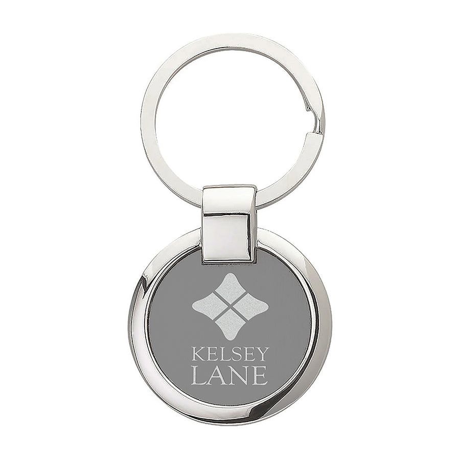 Aluminum Round Keyring with Split Ring (Q284311)