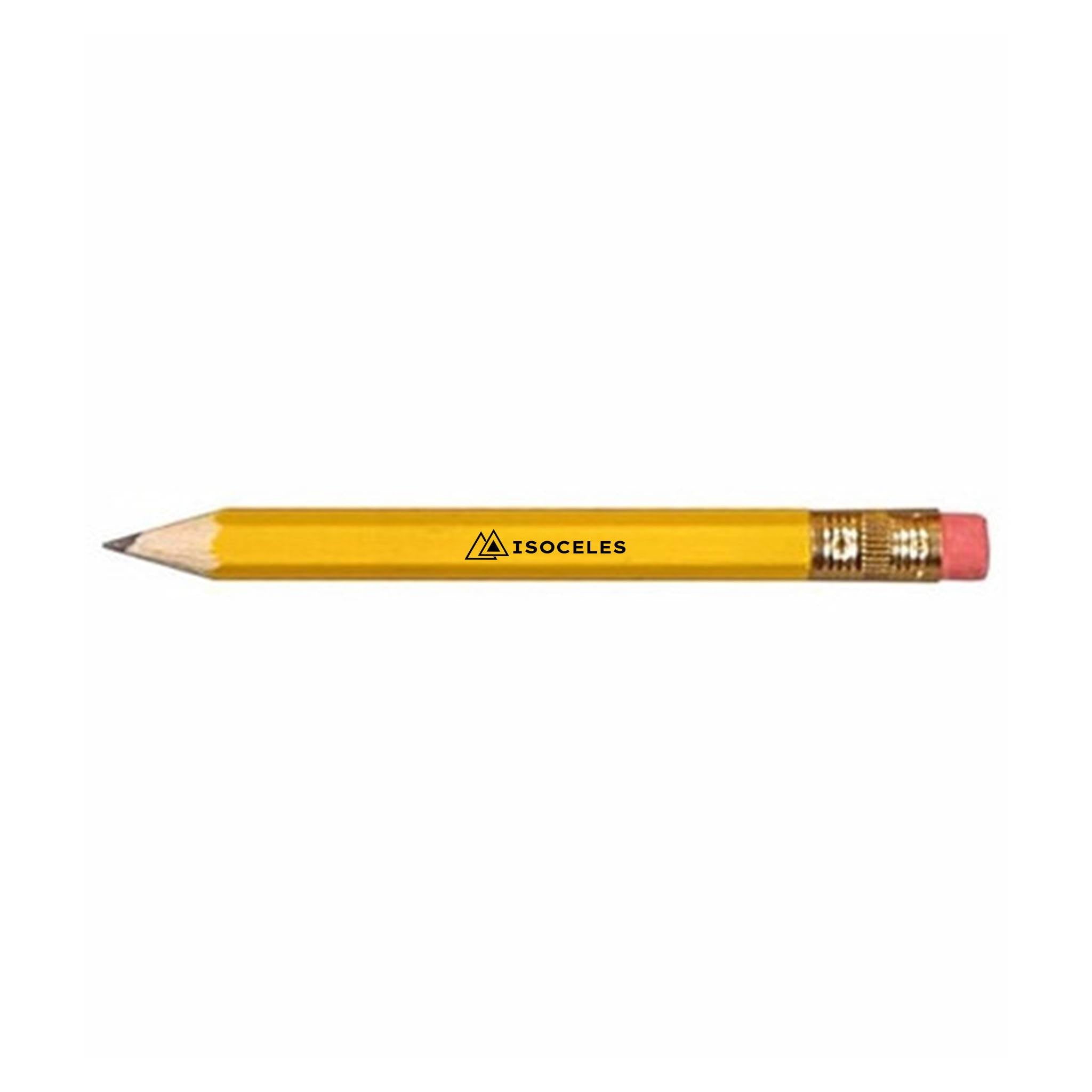 Hex Golf Pencils With Erasers (Q284611)