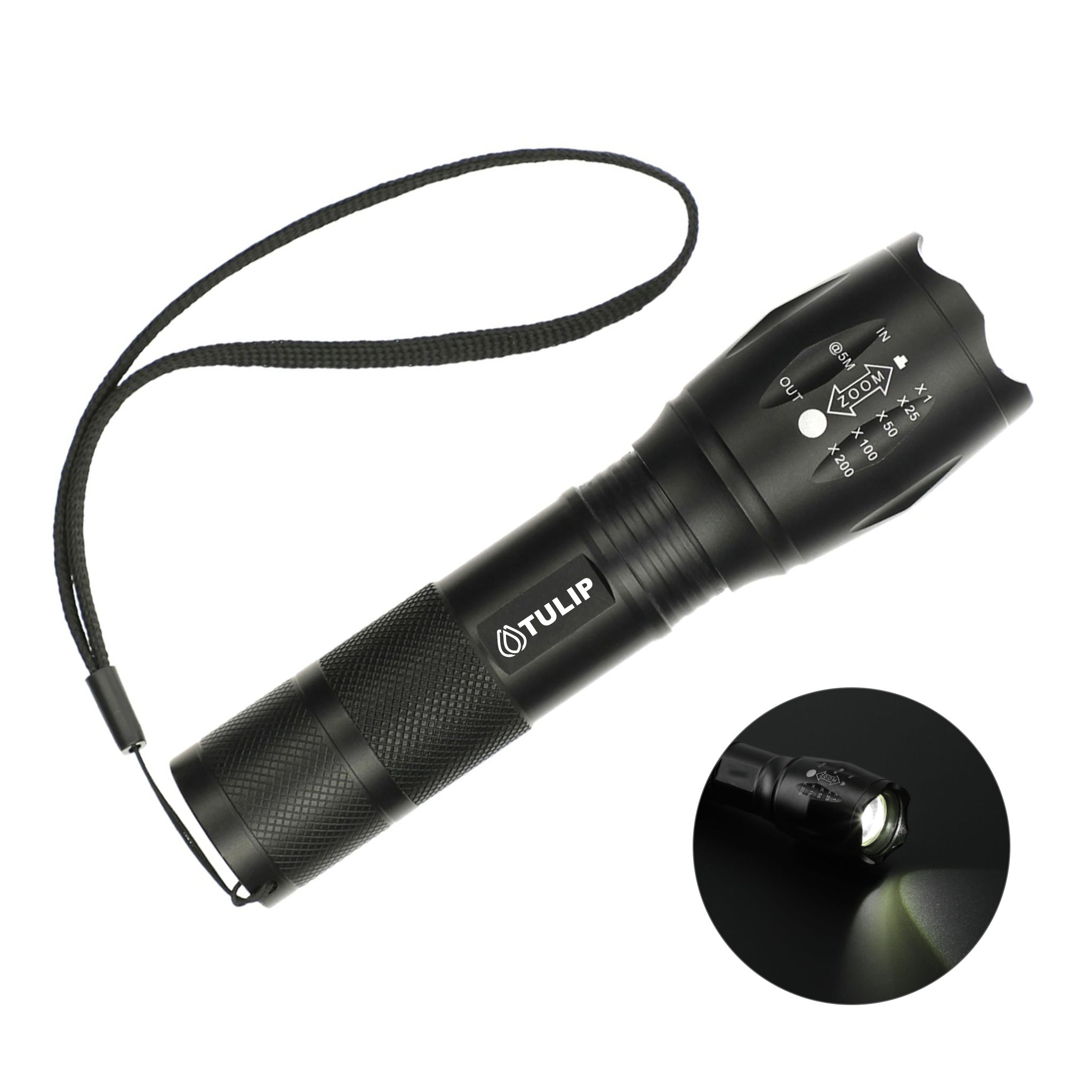 High Performance 500 Lumen Flashlight  Imprinted with Logo (Q284622)