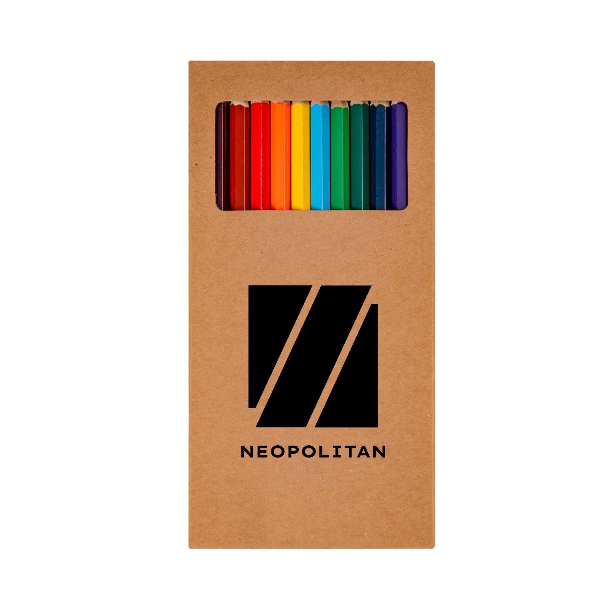 12-Piece Colored Pencil Set  Imprinted with Logo (Q285122)