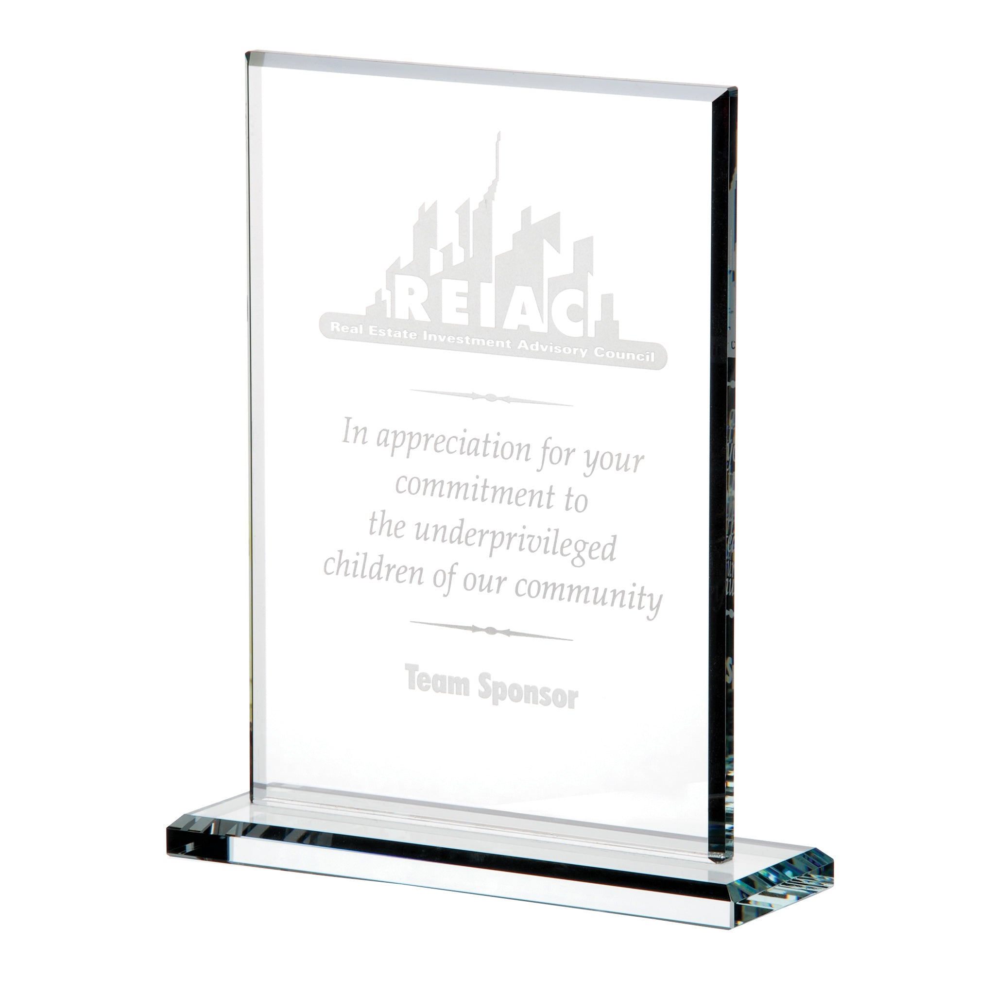 Vertical Gem Cut Glass Awards (Q289311)