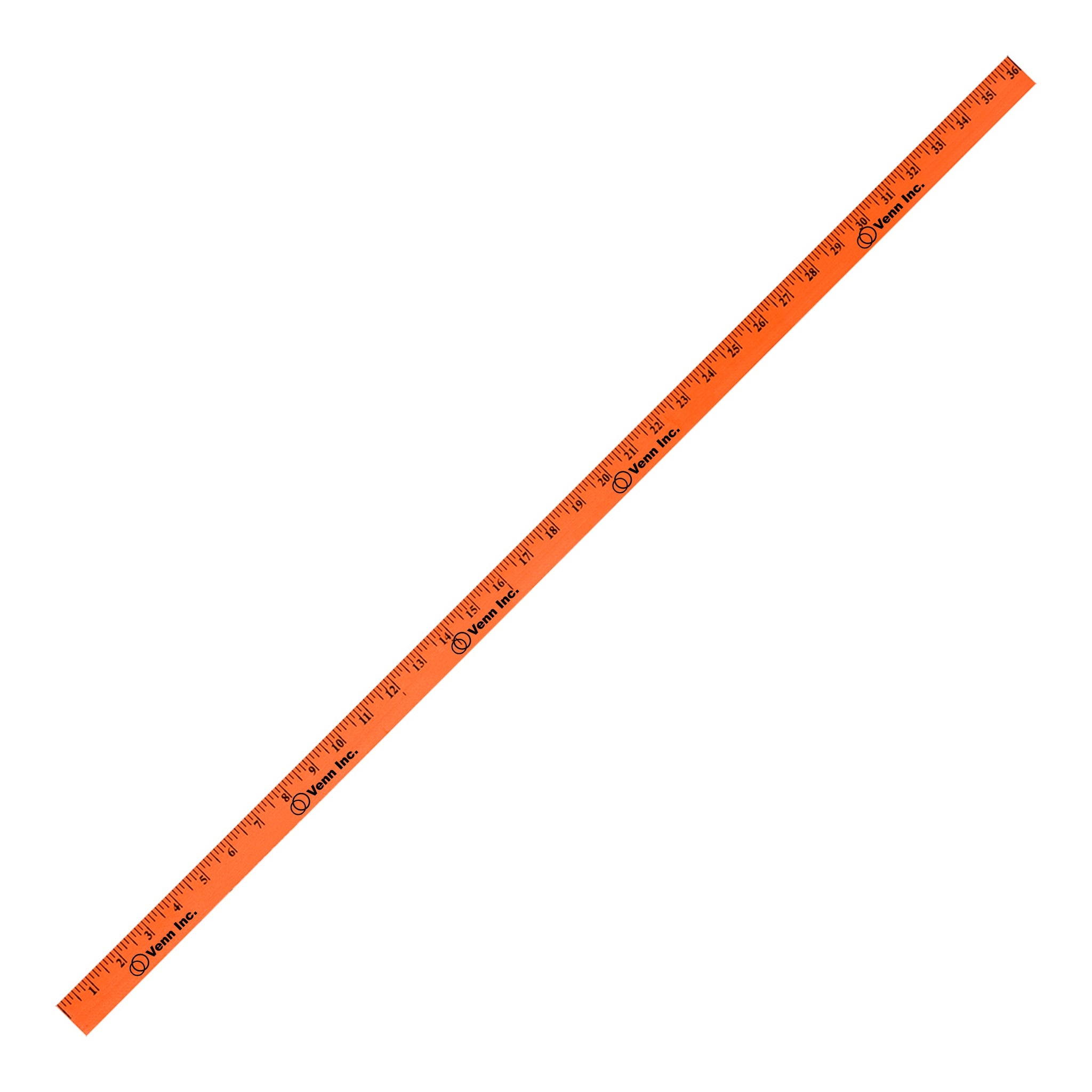 Fluorescent Colorful Enameled Yardstick  Imprinted with Logo (Q290122)