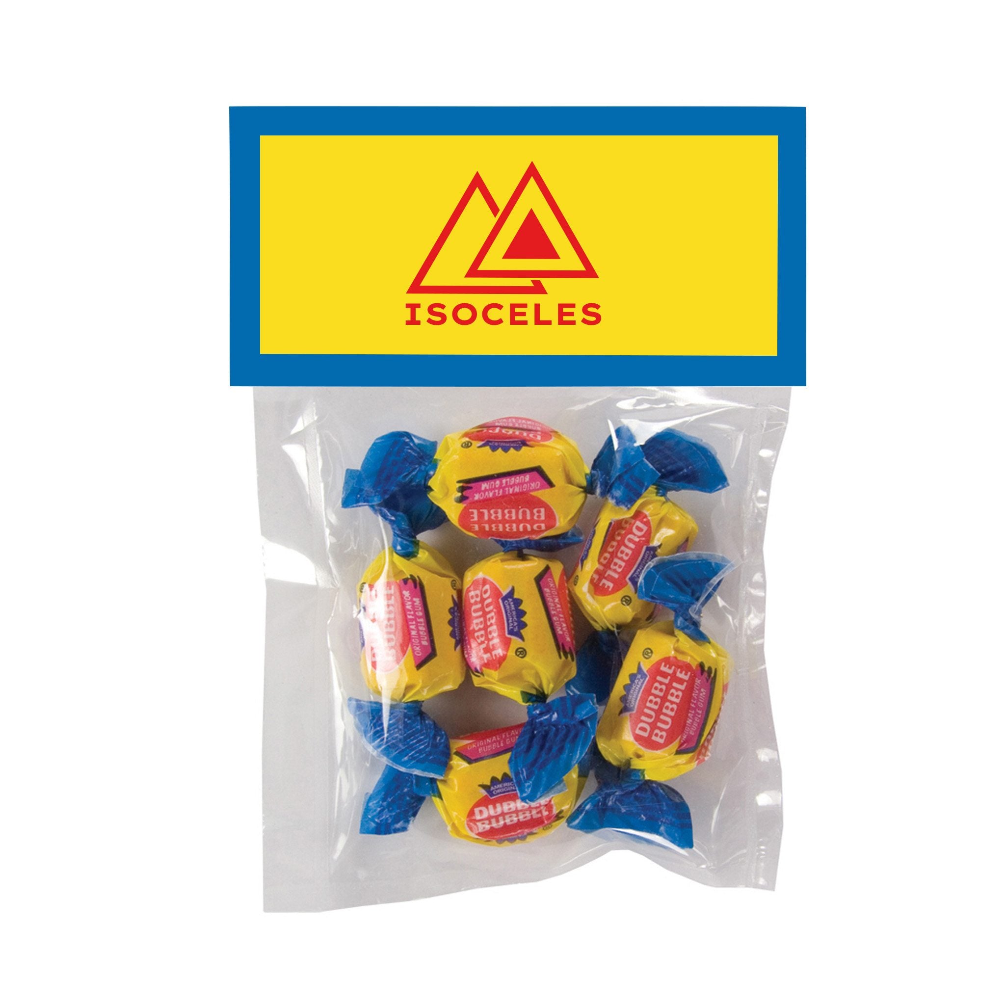 Candy Bag With Header Card Bubble Gum (Large) (Q291122)