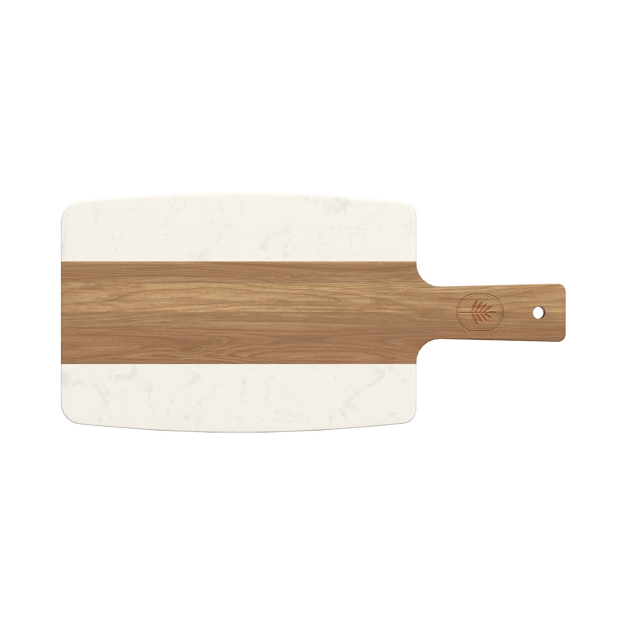 Hamilton Acacia Wood And Faux Marble Cutting Board  Imprinted with Logo (Q291532)