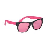 Breast Cancer Awareness Tinted Lenses Rubberized Sunglasses (Q291632)