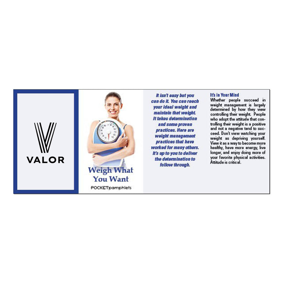Weigh What You Want Pocket Pamphlet (Q293222)