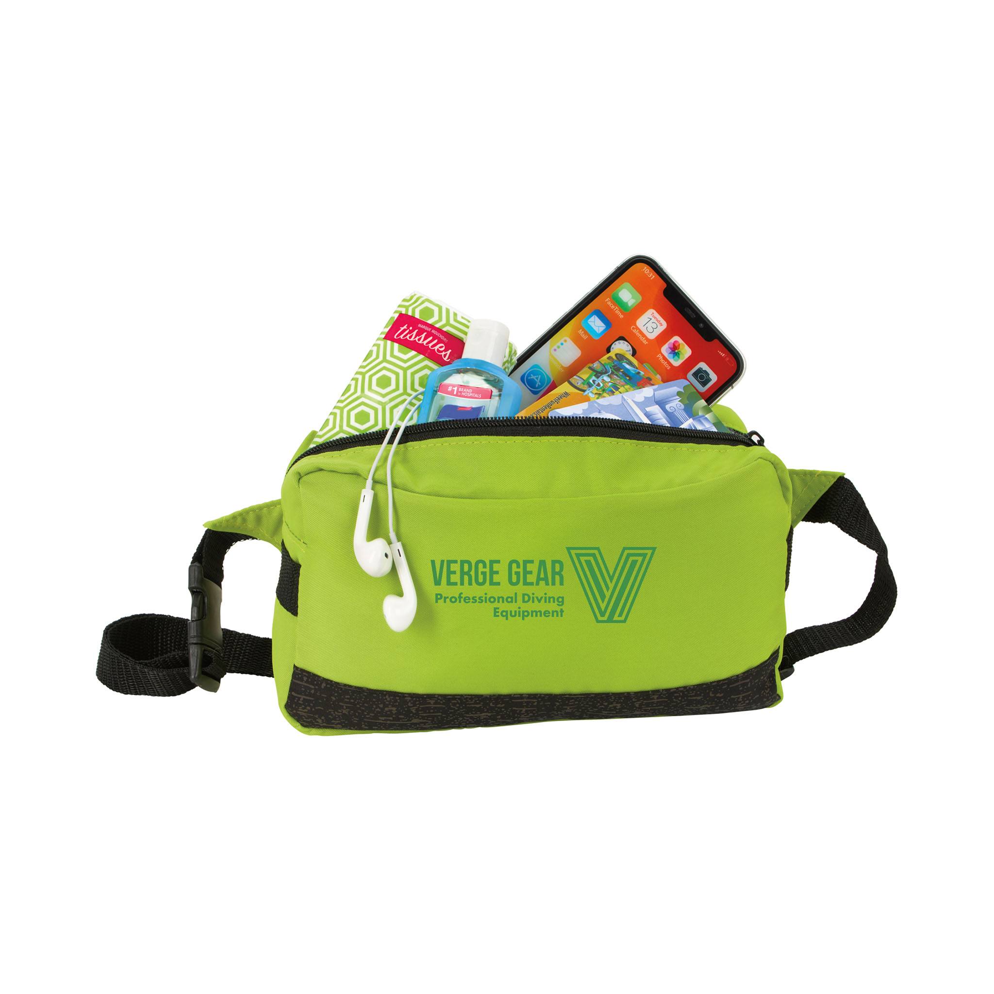 Reflective Splash Fanny Pack  Imprinted with Logo (Q293722)