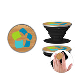 PopSockets PopGrip Wood  Imprinted with Logo (Q294432)
