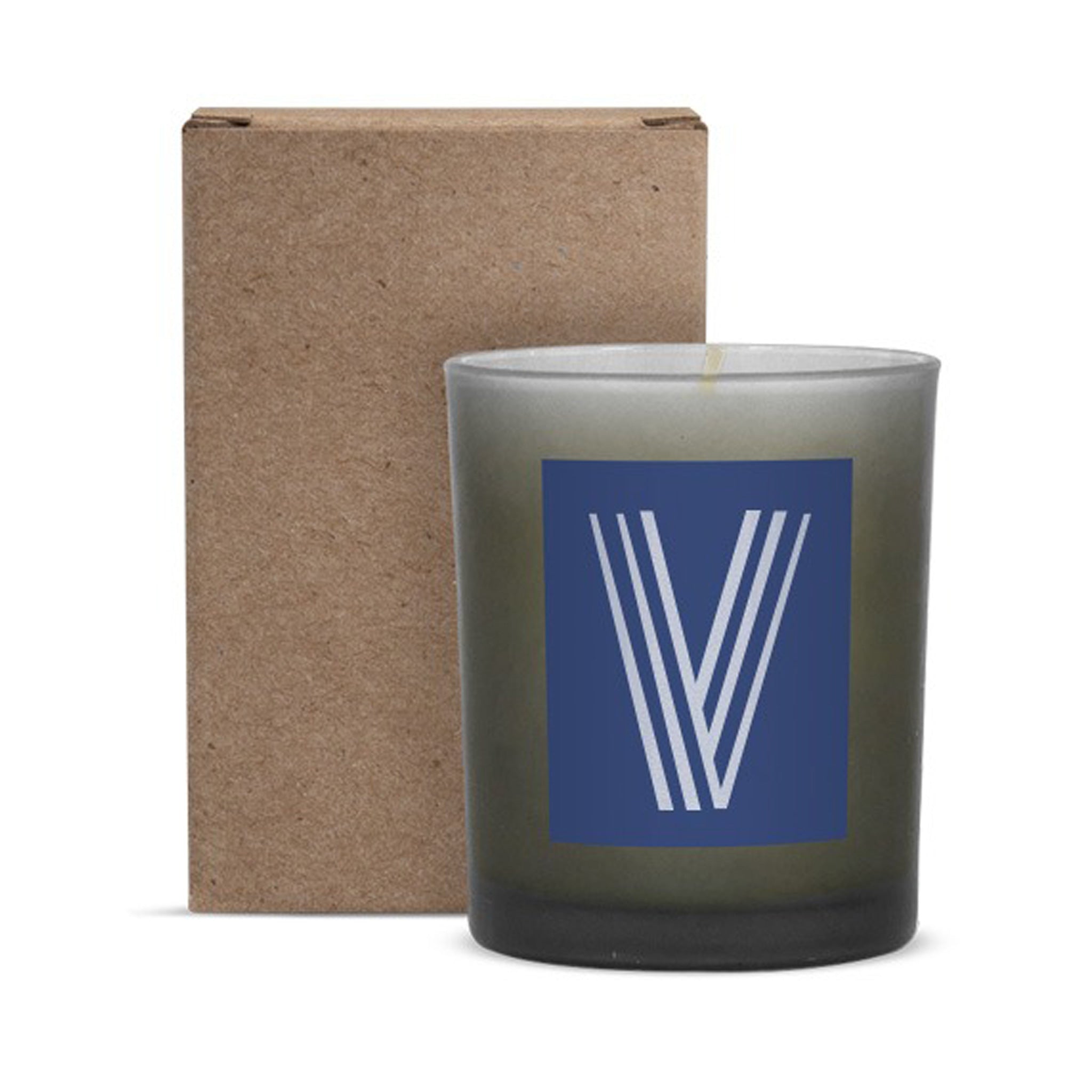 Niva Frosted Candle  Imprinted with Logo (Q295022)