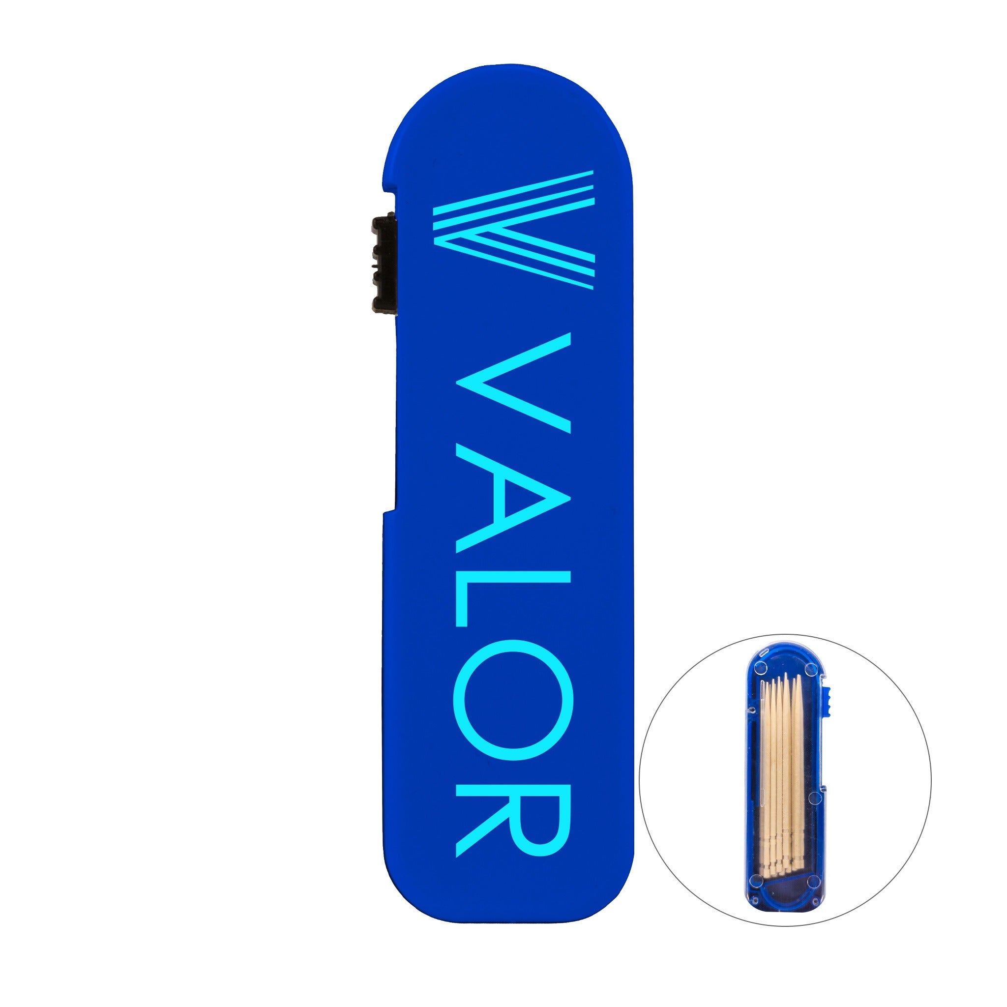 Travel Toothpick Dispenser  Imprinted with Logo (Q296611)