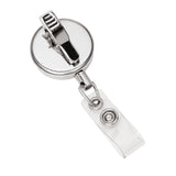 Metal Retractable Badge Holders with Aligator Clip (Q297311)