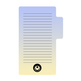 Souvenir® Sticky Note™ Memo Tabs™ Pad 25 Sheet  Imprinted with Logo (Q300122)